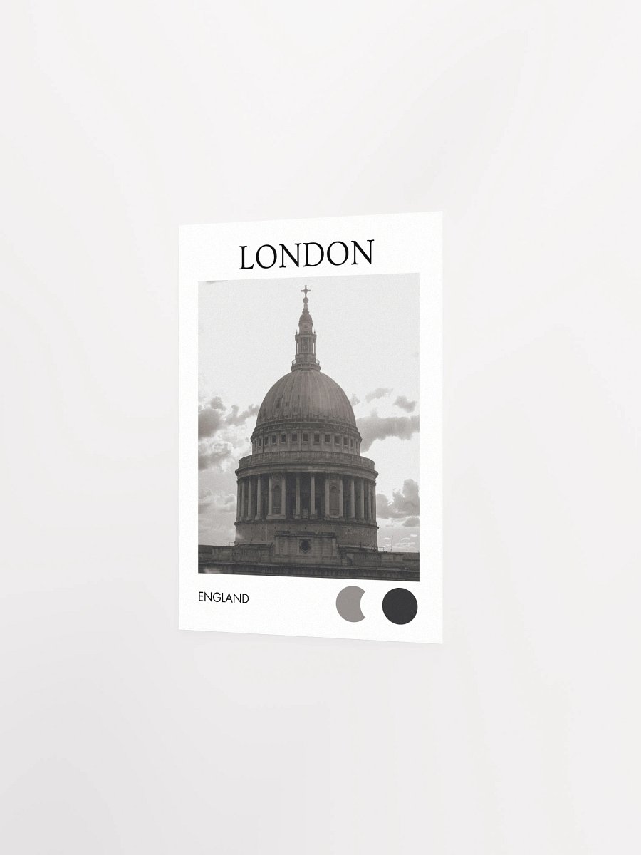 St. Paul's Dome - Black & White City Print product image (18)