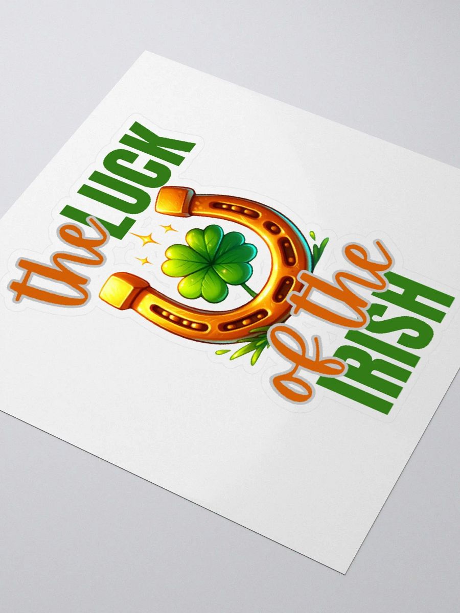 The Luck of the Irish Sticker product image (4)