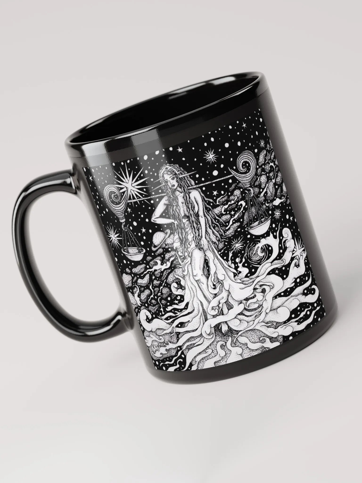 Libra Zodiac, Black Mug product image (6)