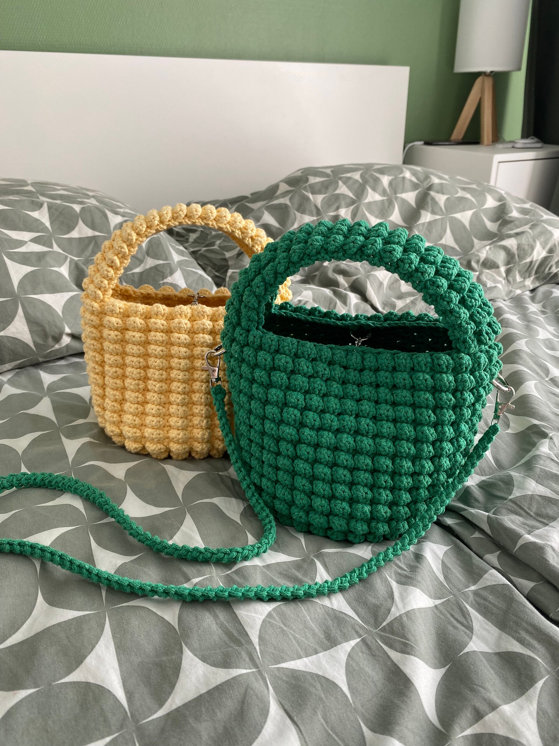 Crochet Pattern Green Pea Bag (PDF Pattern and YT English Video Tutorial) product image (5)