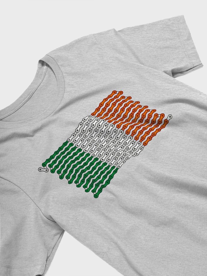 Ireland Bike Chain Flag on Light Color Supersoft Tee product image (14)