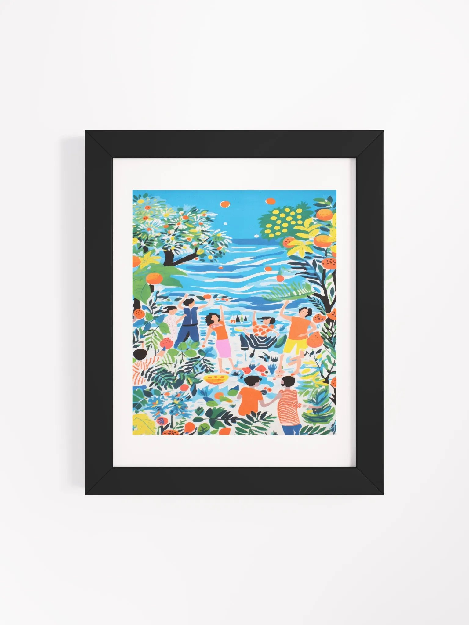 'Life in Paradise' Framed Matte Poster product image (1)