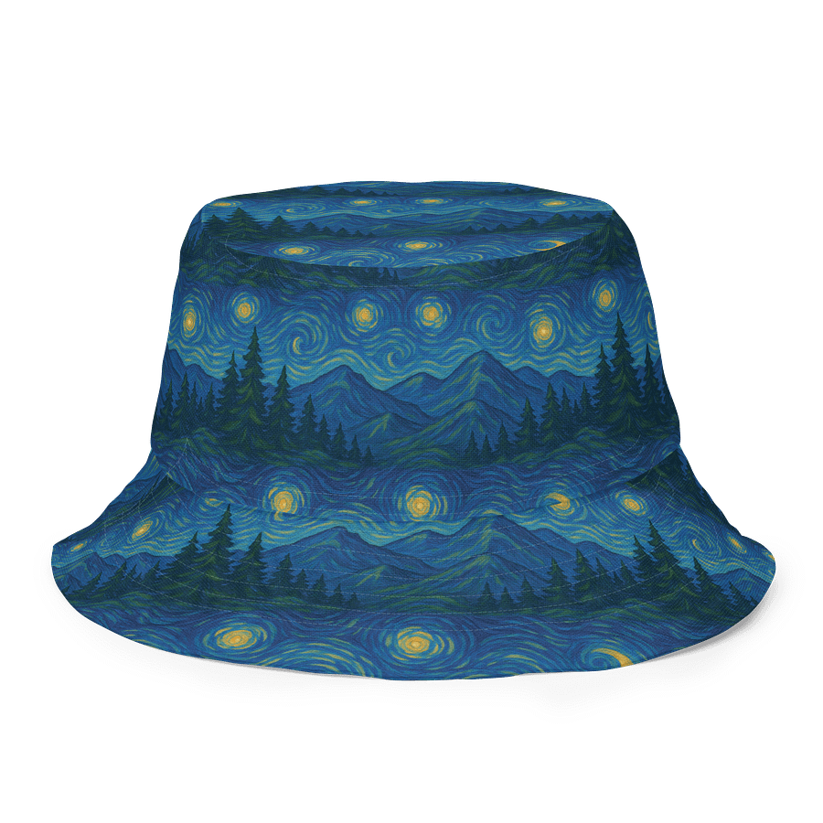 Starry Mountain Night Bucket Hat product image (1)