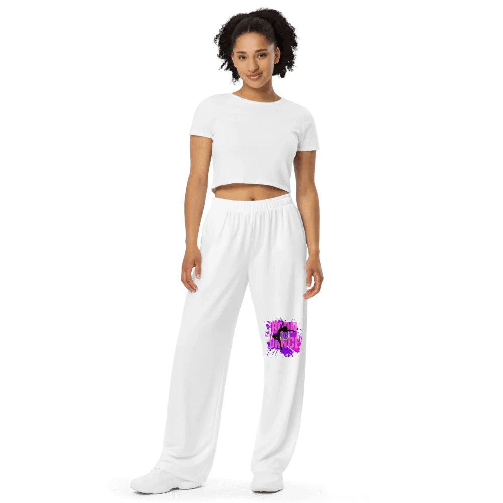 Born to Dance Her Silhouette Rhythm Splatter Wide-Leg Pants product image (9)