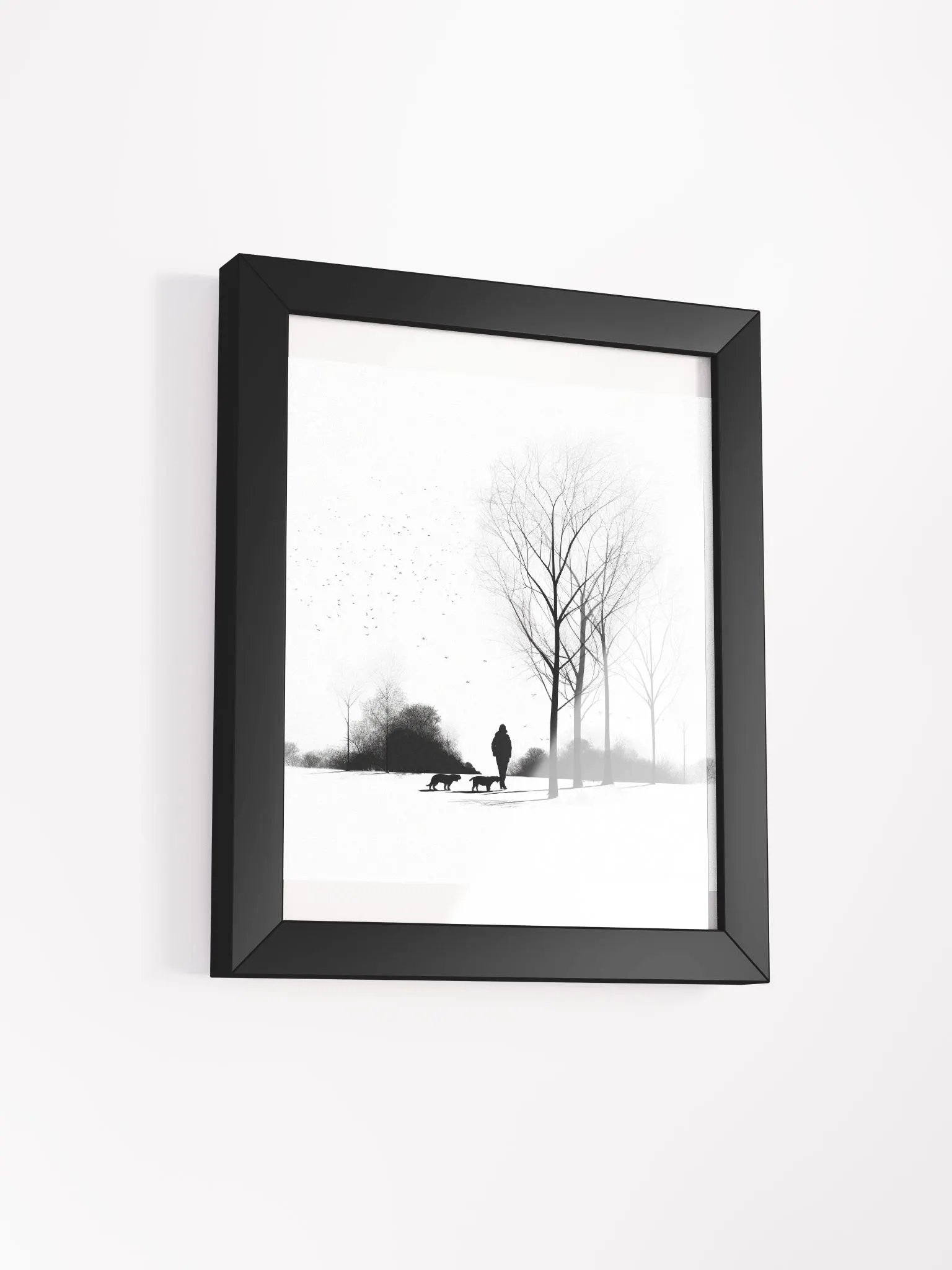 Minimalist Monochrome Wall Art - Walk in the Park 3 product image (12)