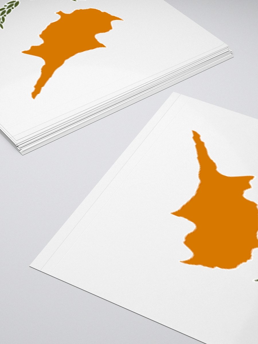 Cyprus Flag Sticker | Copper Island Design | Durable Vinyl | 3 Sizes product image (12)
