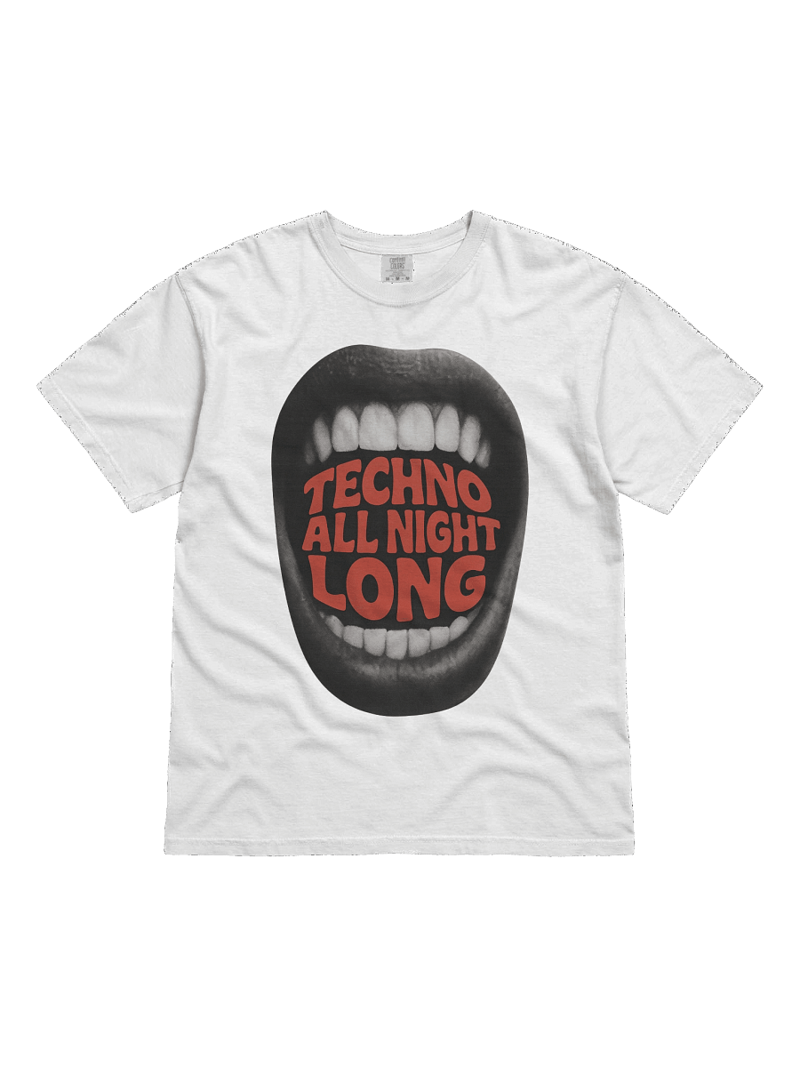 TECHNO ALL NIGHT LONG – Rave-Ready Statement Design product image (1)
