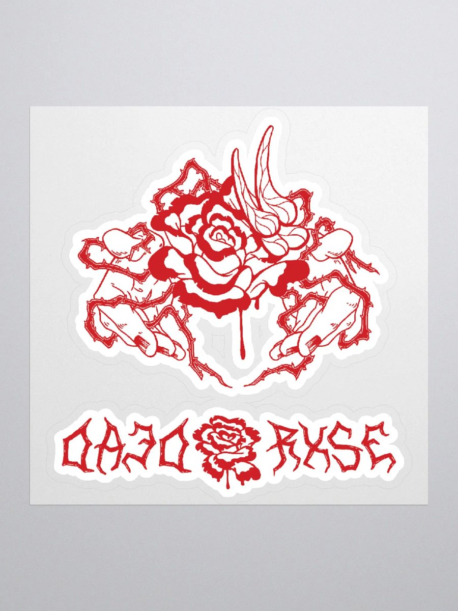 DEAD RXSE - Kiss Cut White Stickers product image (1)