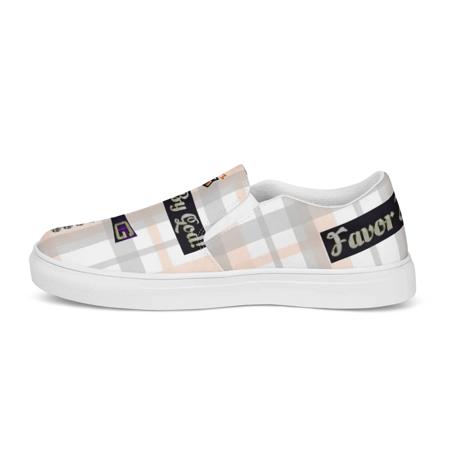 BBG Pink Plaid Women's Slip On product image (11)