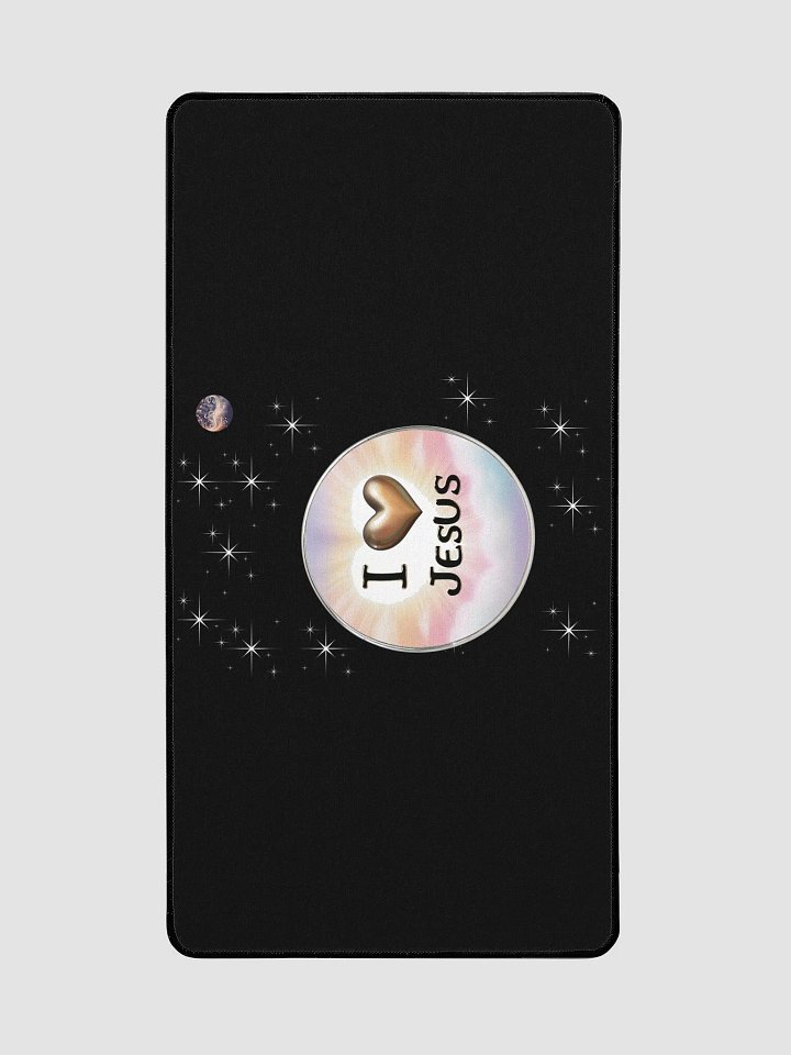Celestial I love Jesus Desk Mat product image (2)
