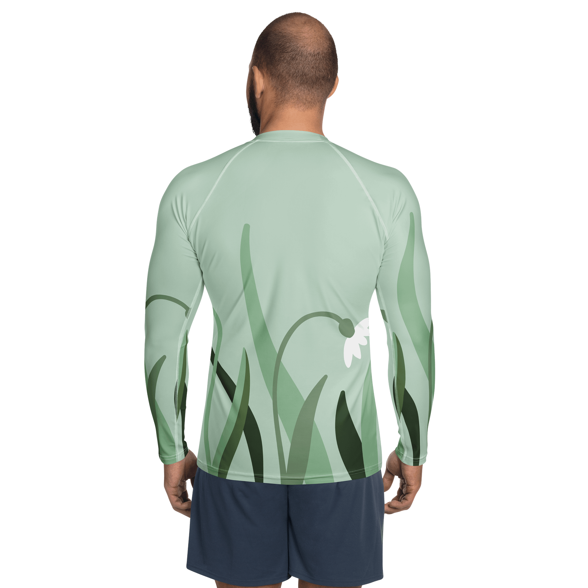AI Butterfly Men's Rash Guard product image (2)