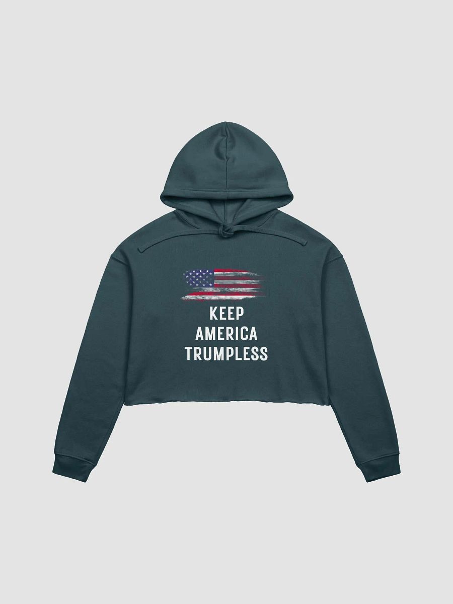 Pris-Keep America Trumpless- Bella+Canvas Fleece Crop Hoodie product image (8)