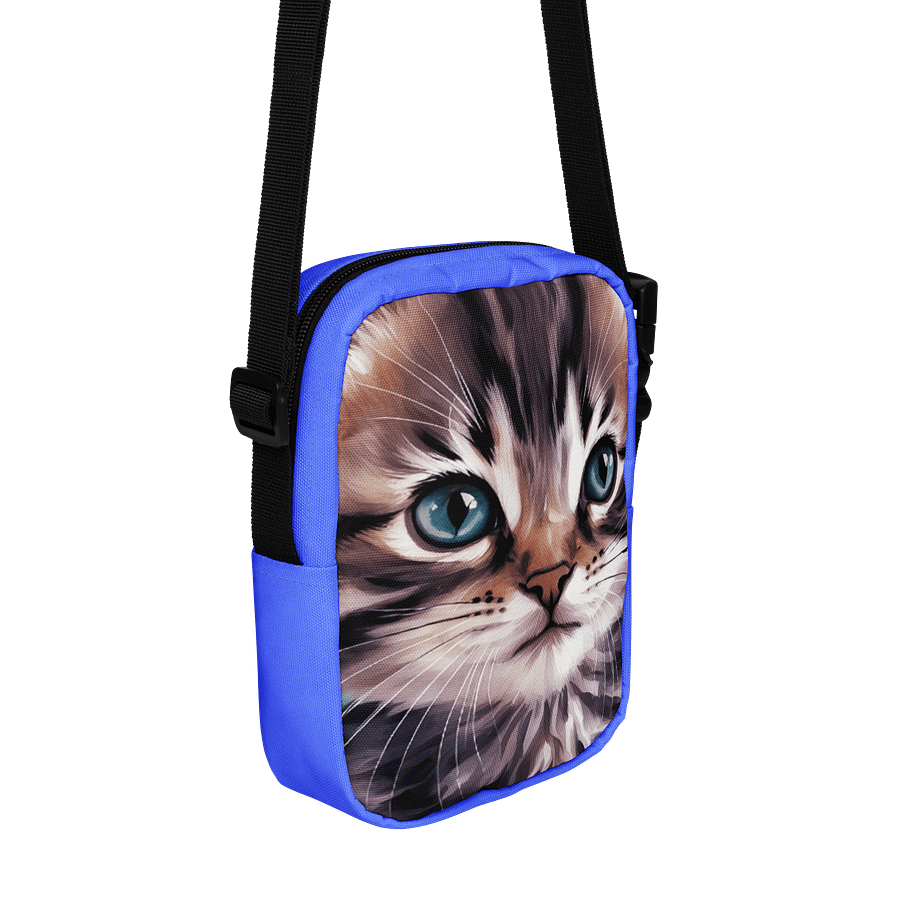 Cat Crossbody Bag Neon Blue product image (3)