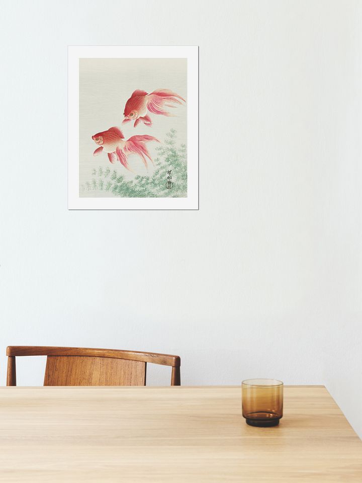 Two veil goldfish - Ohara Koson product image (2)