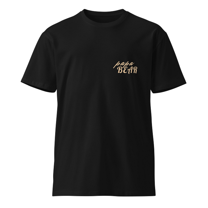 Papa Bear Tee (Black) product image (2)