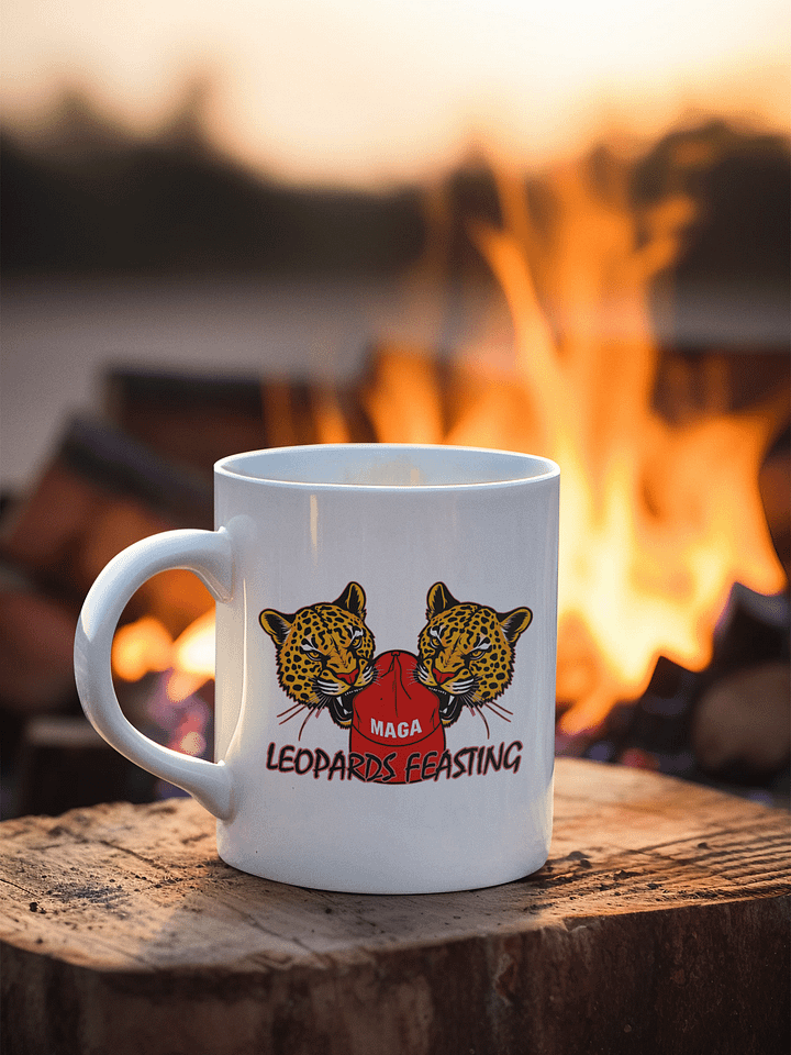 Leopards Feasting On MAGA - White Mug product image (2)