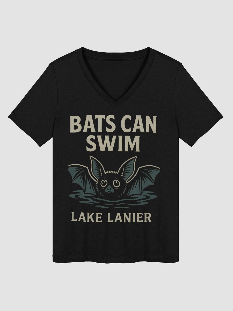 BATS CAN SWIM Ladies V-Neck Tee product image (1)