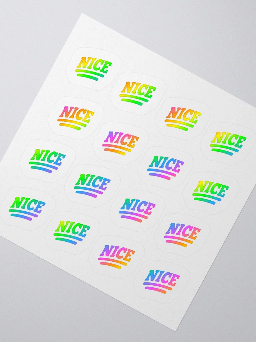 "NICE" Sticker sheet product image (4)
