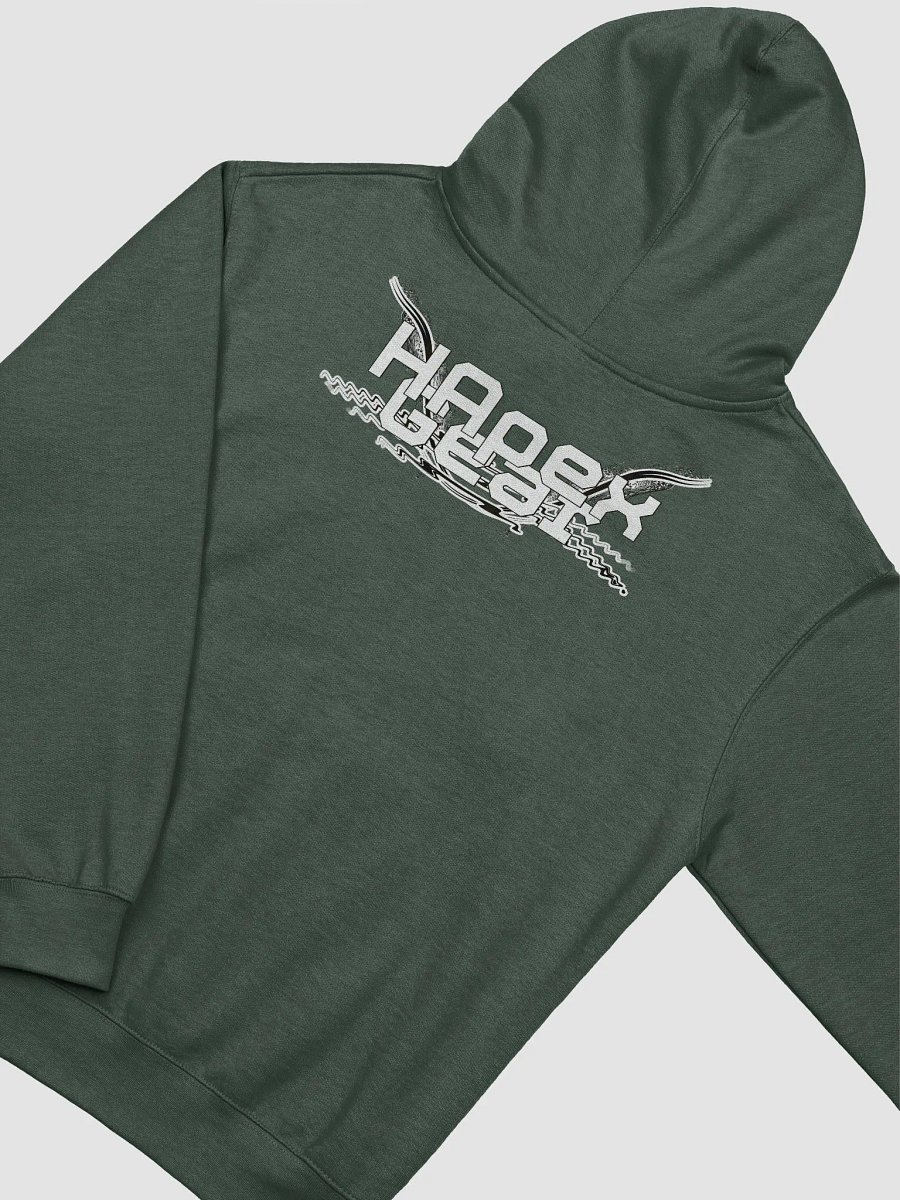 Midweight Hoodie - White HApex Gear Black Logo product image (4)