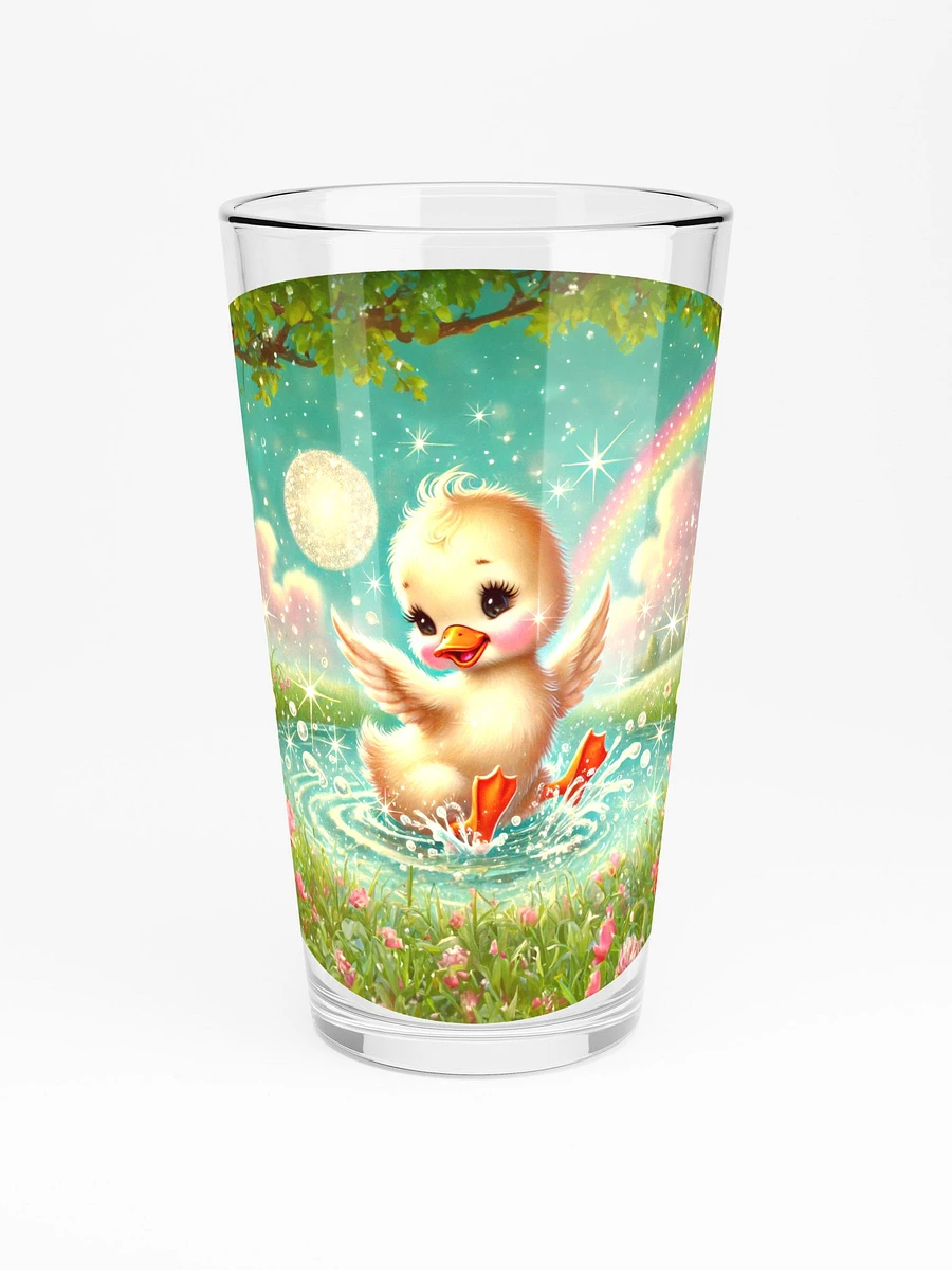 Rainbow Ducky 16 oz Glass product image (3)