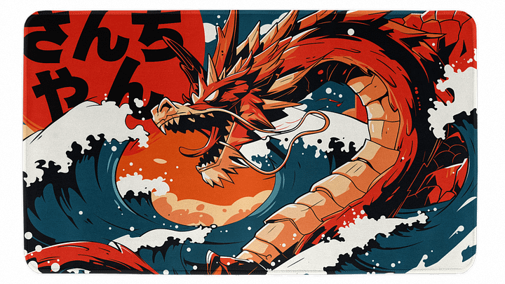 Fierce Serpent Desk Mat product image (1)