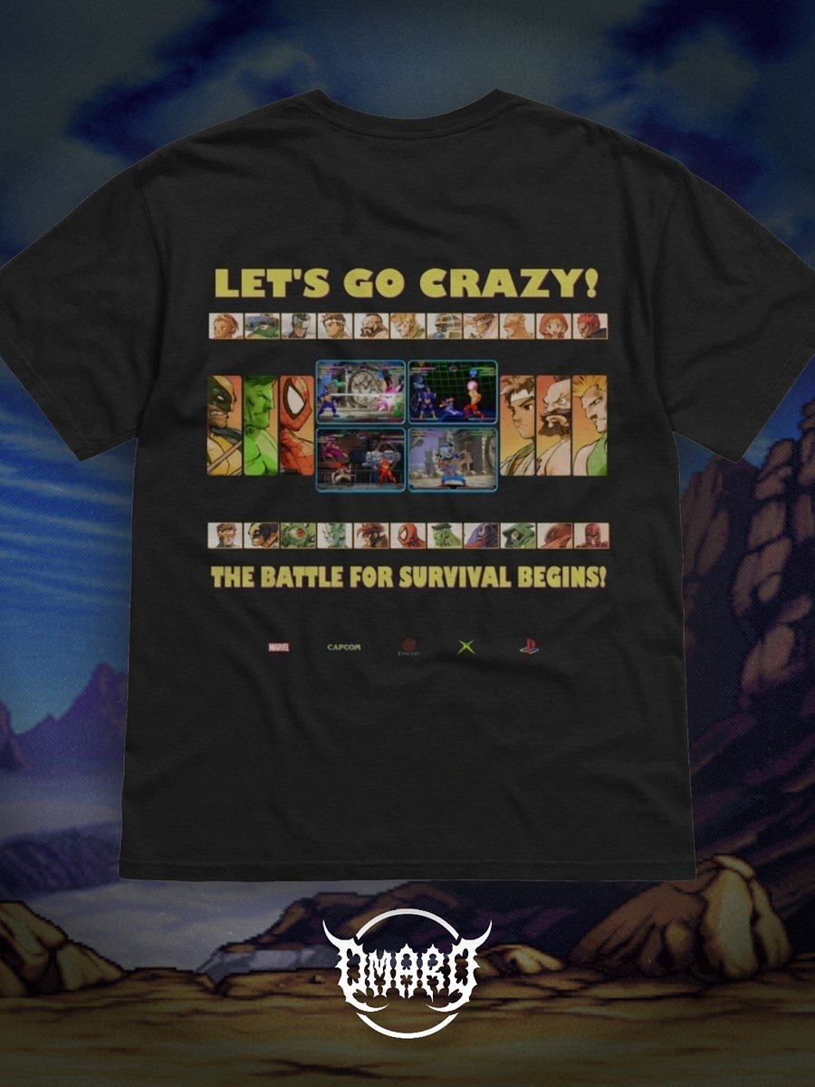 Marvel VS Capcom 2 Shirt (Front & Back Design) product image (3)