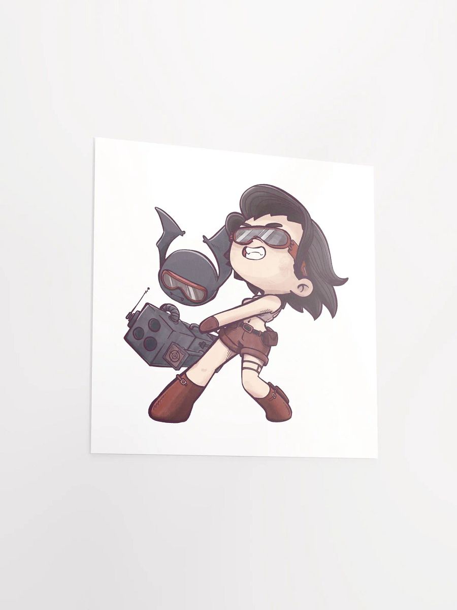 She & Her Pet | Matte Paper Poster product image (3)
