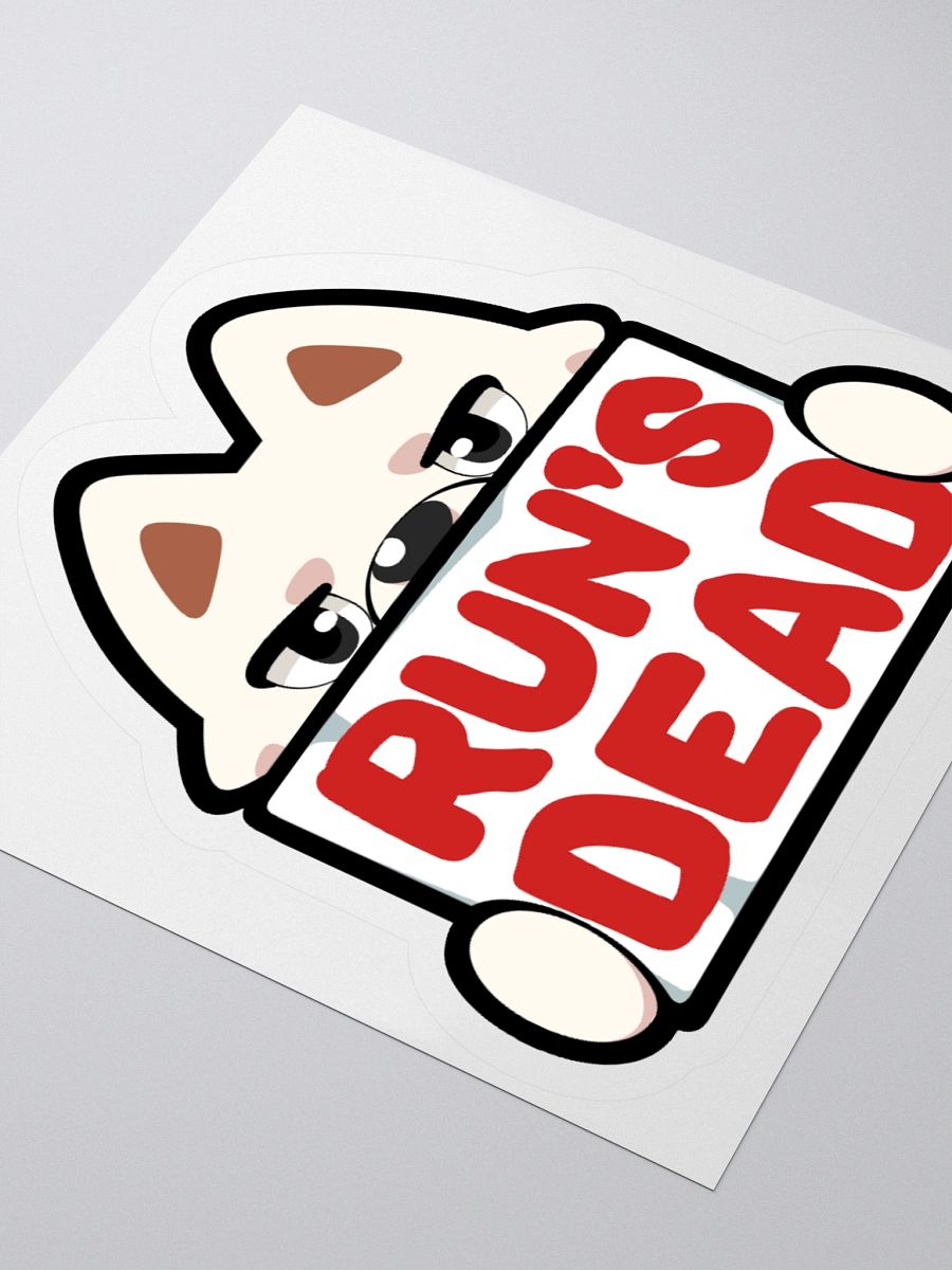 Run's Dead Sticker product image (6)