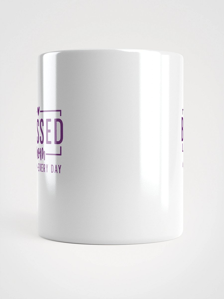 Blessed Mom Mug | Elegant Script Design with Heart | Mom Life Every Day product image (15)