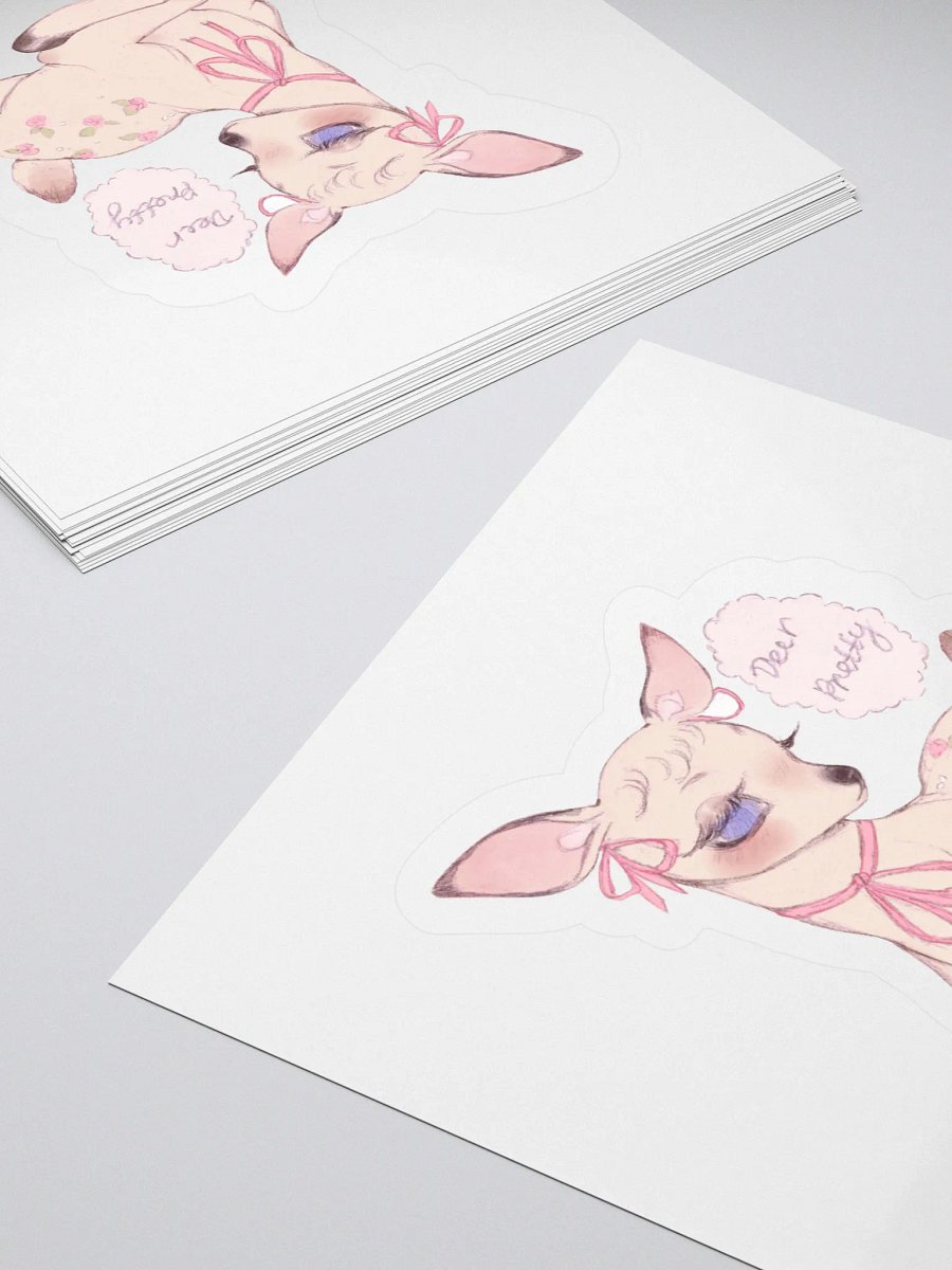 "Deer Pretty" Sticker product image (4)