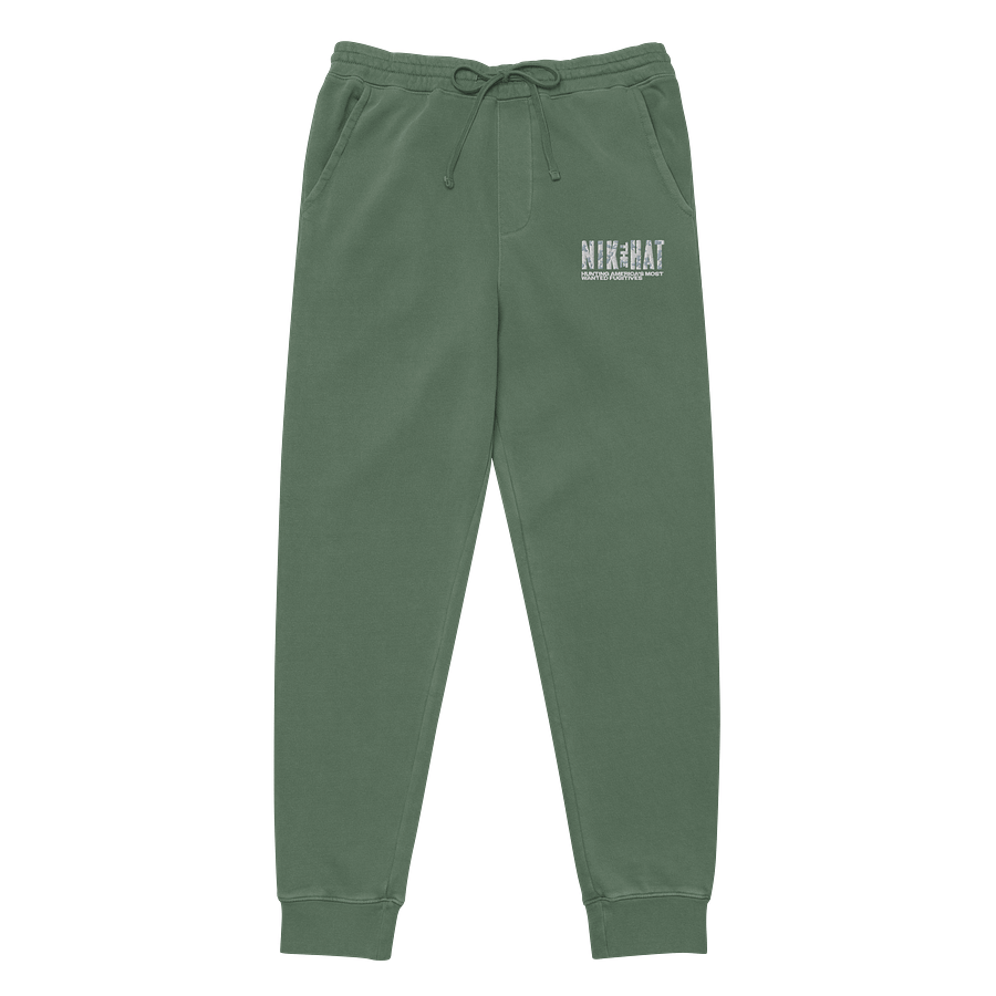 Nik The Hat | BACK THE BLUE Joggers – Summer ’25 (Pigment Dyed) product image (2)
