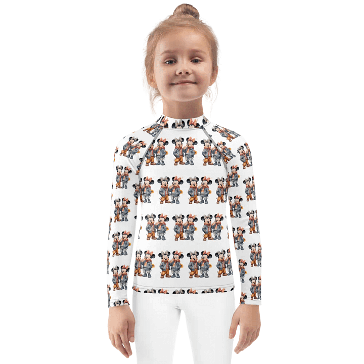 Cartoon Duo Adventure All-Over Print Rash Guard product image (1)