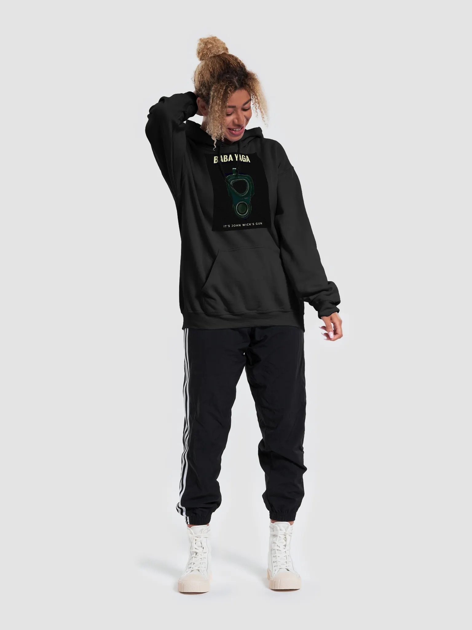 BABA YAGA John Wick Gun Barrel Hoodie product image (58)