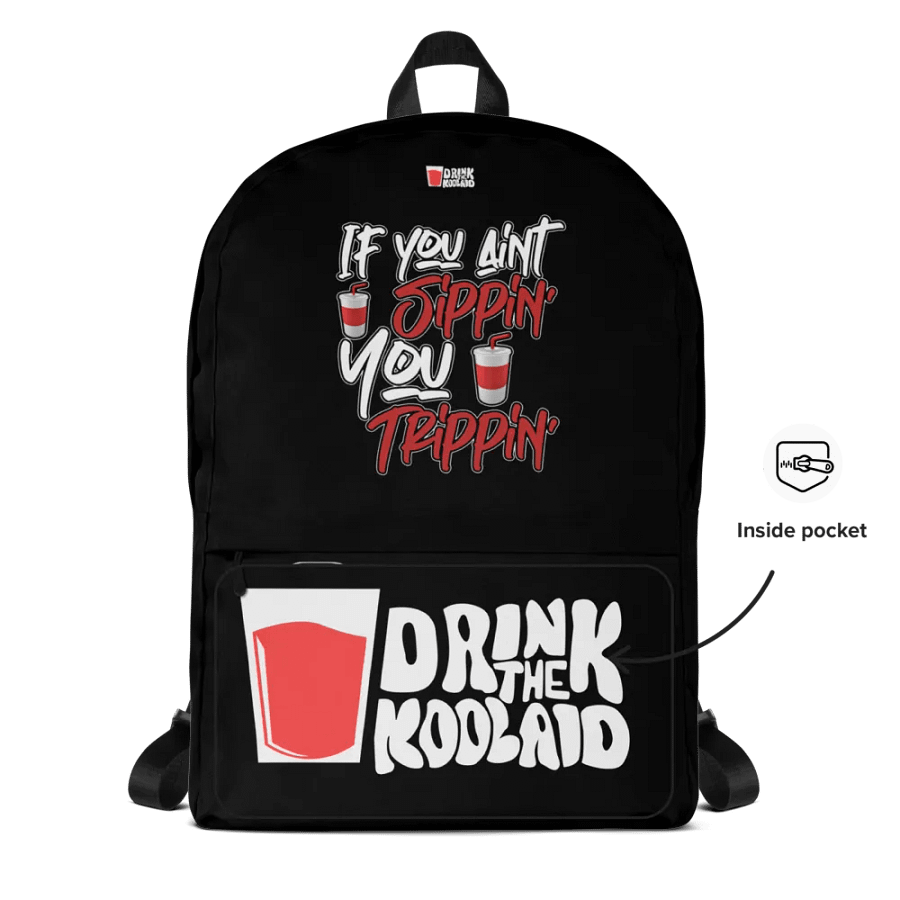 Sip in Style All Day Backpack (Black) product image (6)