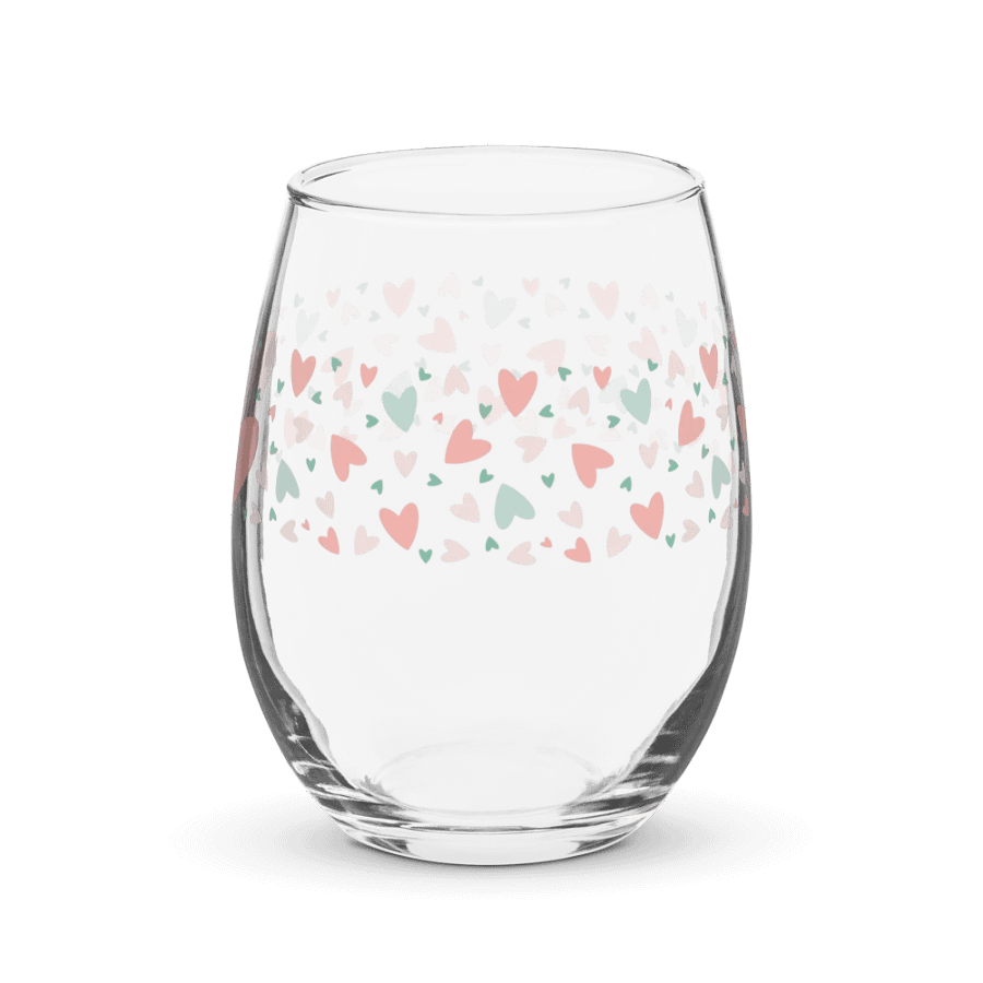 Scattered Hearts Wine Glass product image (3)