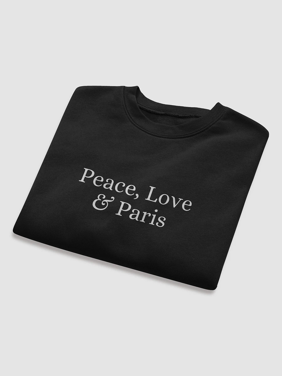 Peace, Love and Paris Cozy Chic Crop Sweatshirt product image (31)