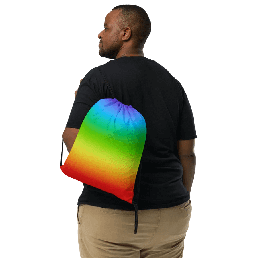 Rainbow Drawstring Bag product image (6)