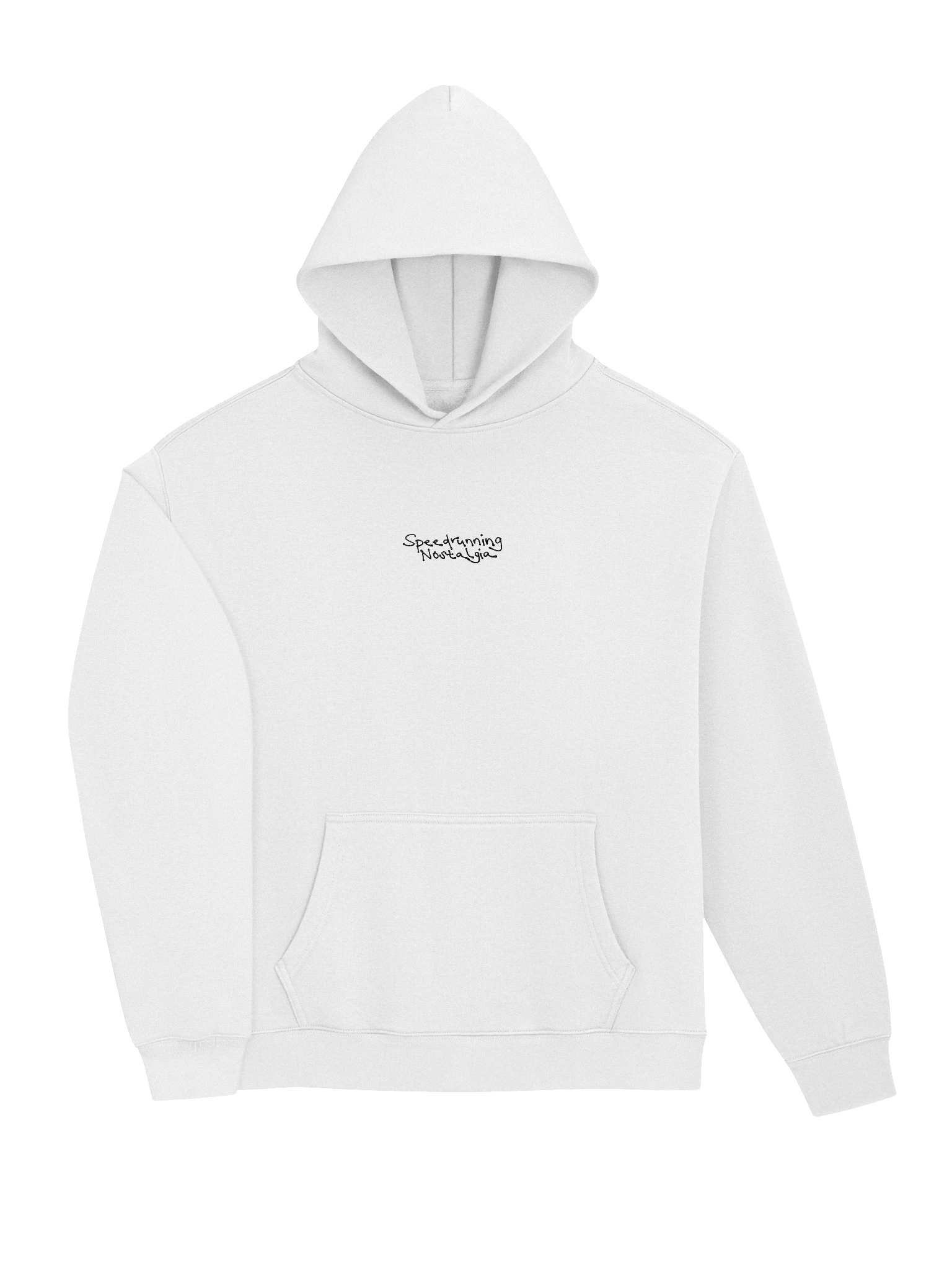 Embroidered Speedrunning Nostalgia Hoodie - White product image (3)