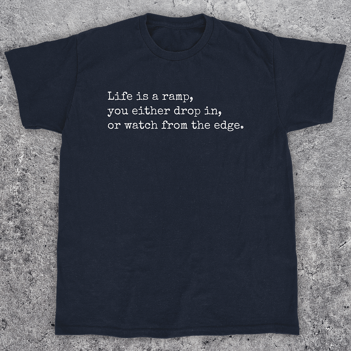 Life is a ramp, Skateboarding t-shirt, Unisex product image (1)