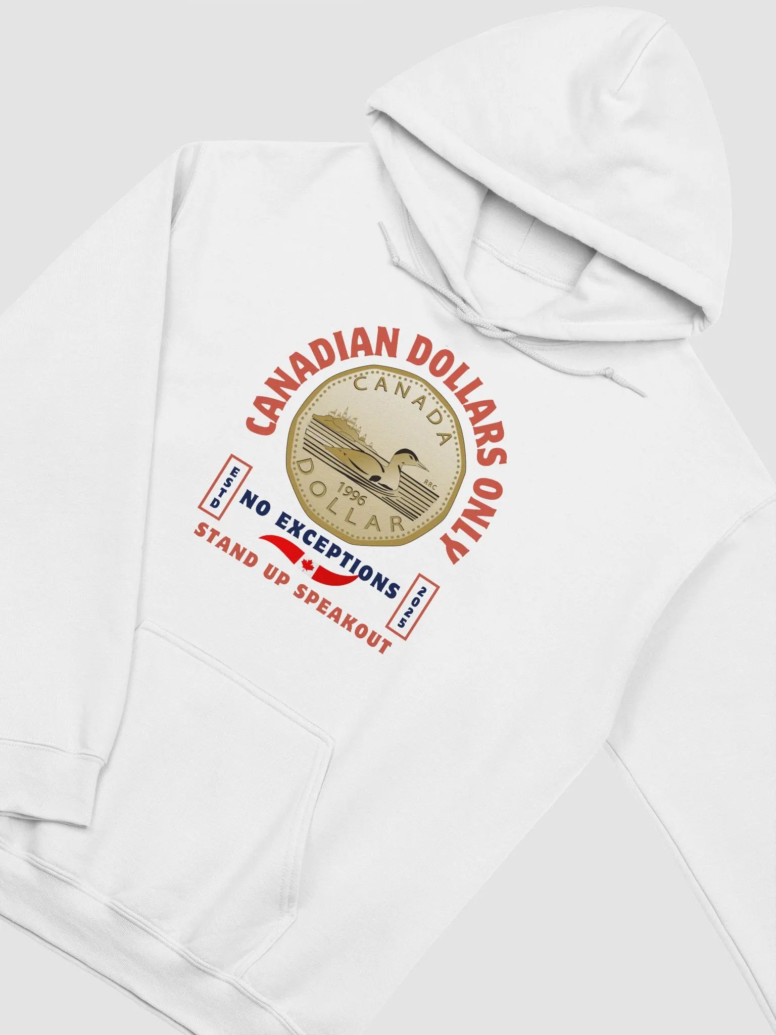 Canadian Loonie Freedom Hoodie product image (15)