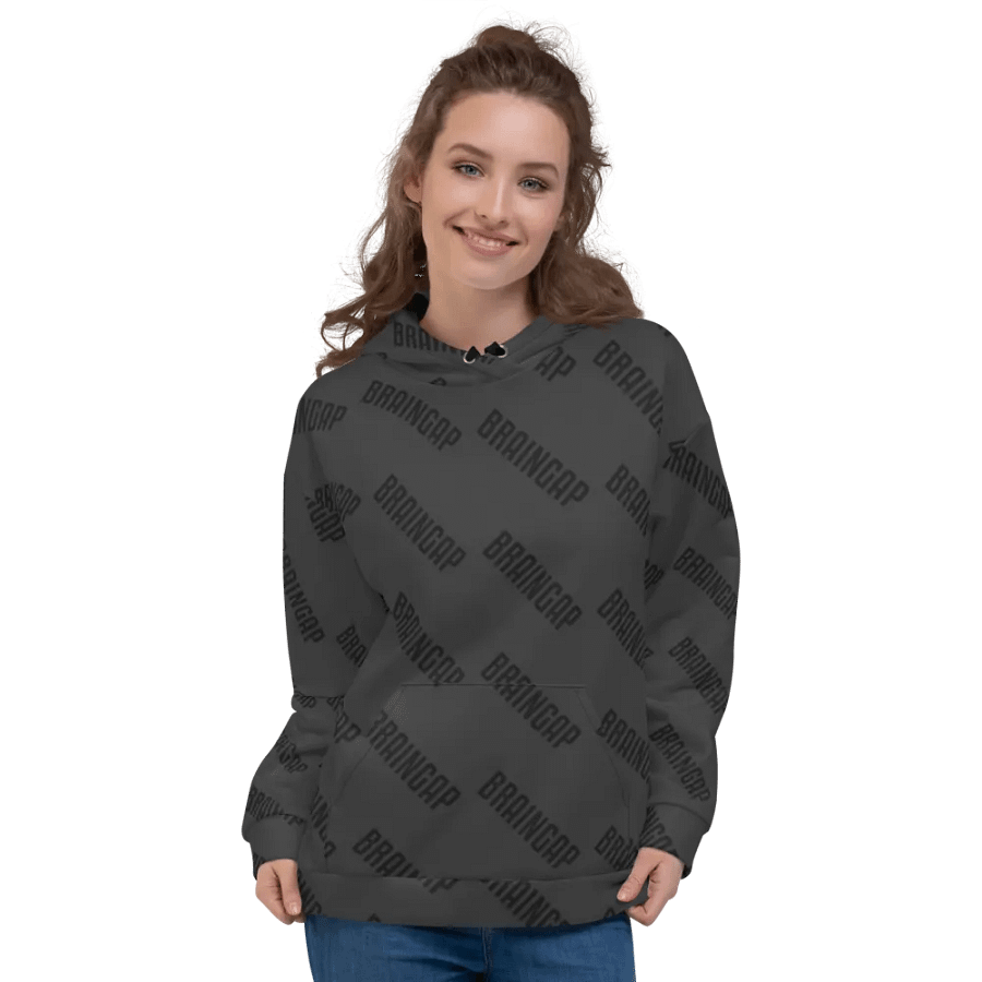 Braingap Unisex Dark Hoodie product image (3)