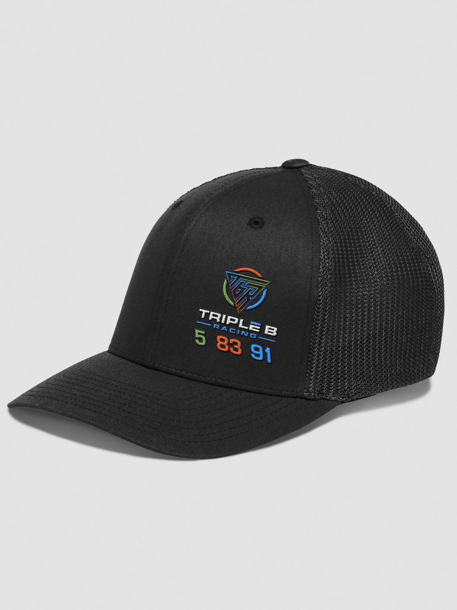 PRIZM Triple B Racing numbers hat (Mesh Fitted) product image (2)