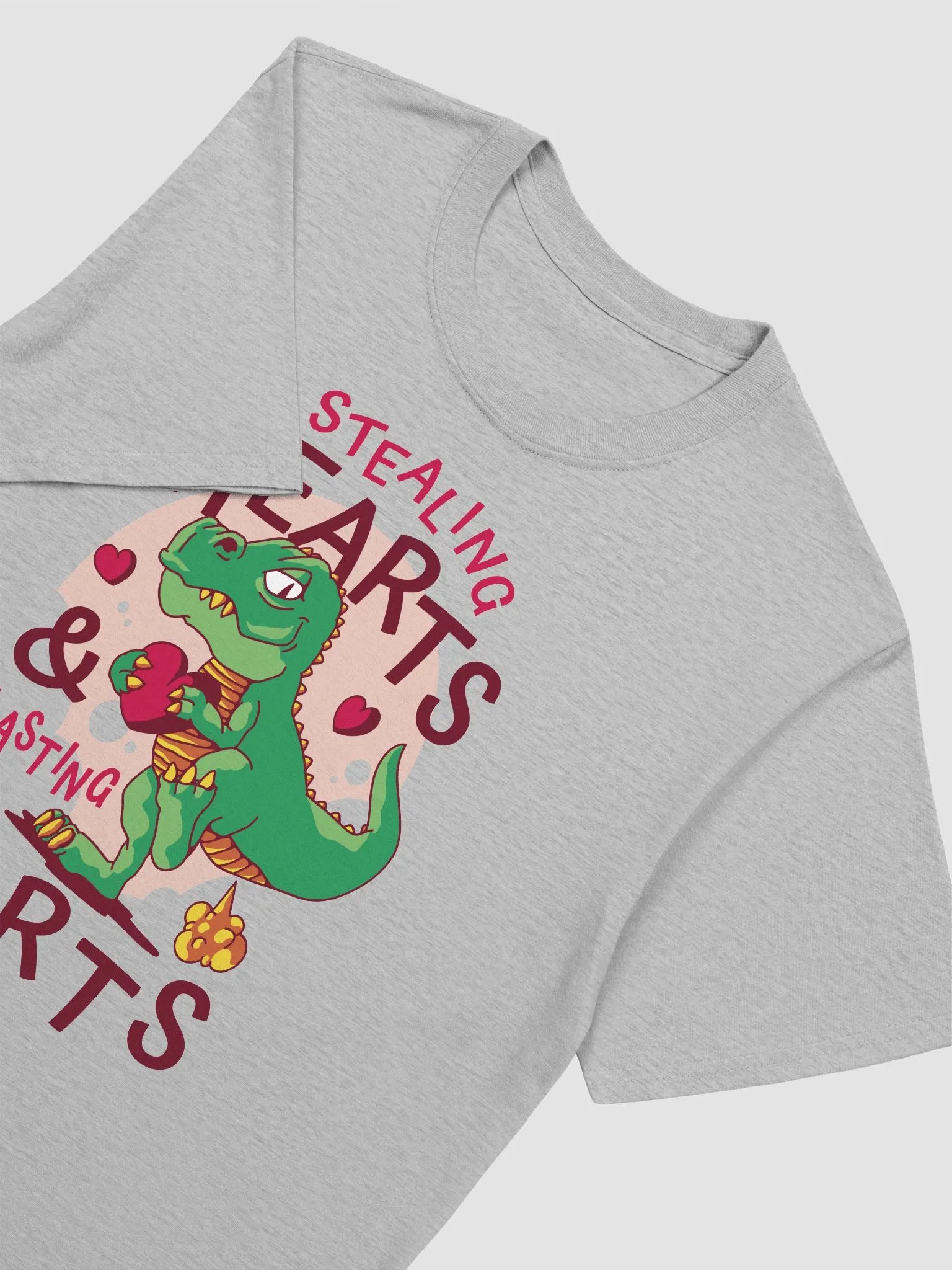 Mischievous Dino Heart Stealer T-Shirt product image (6)