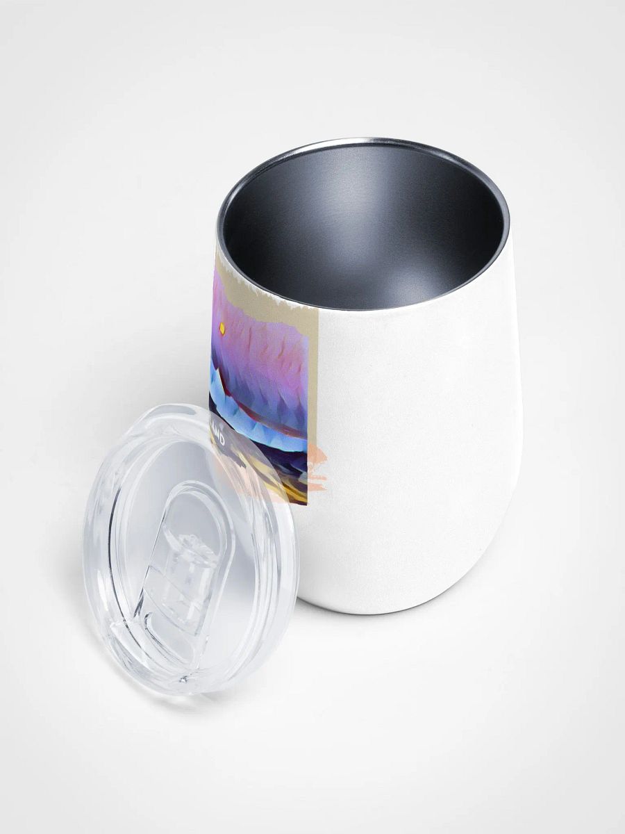 Moon Over the Cliff Walk Wine Tumbler product image (4)