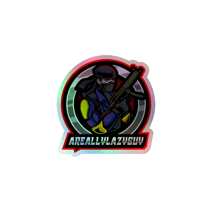 Holo Lazy Sticker product image (1)