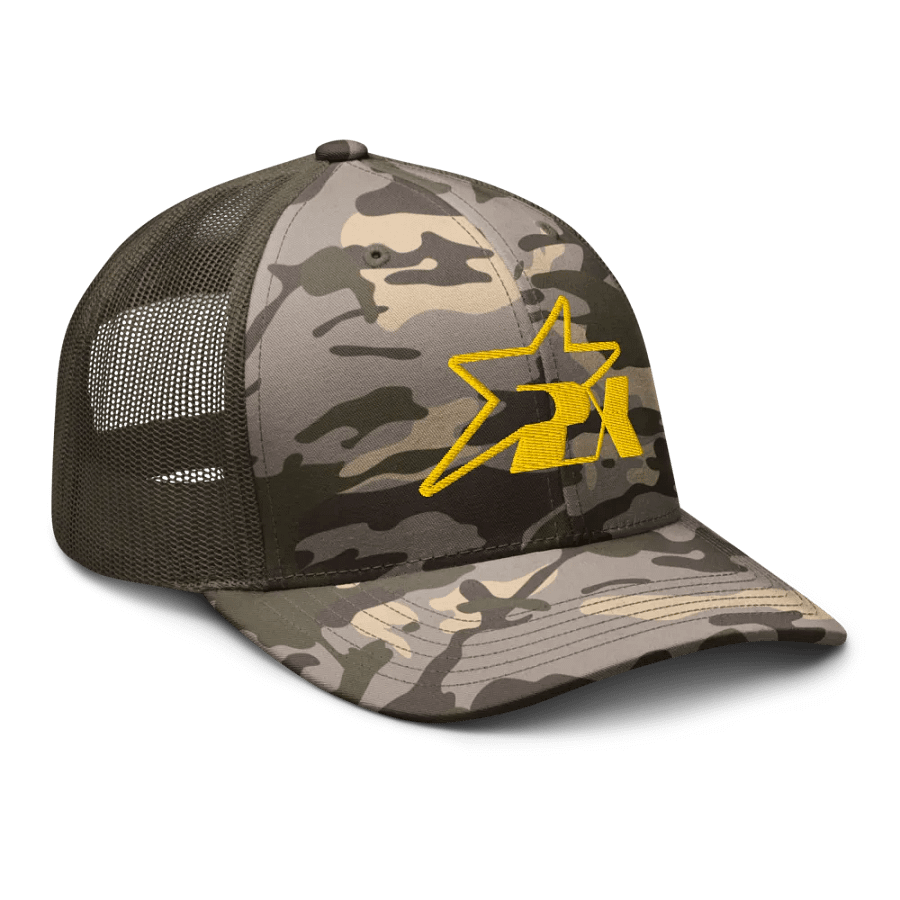 2X Logo Camo Trucker Hat product image (6)