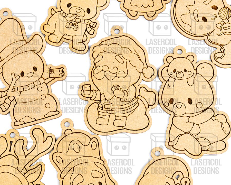 Christmas Ornaments - Laser Cut Files product image (2)
