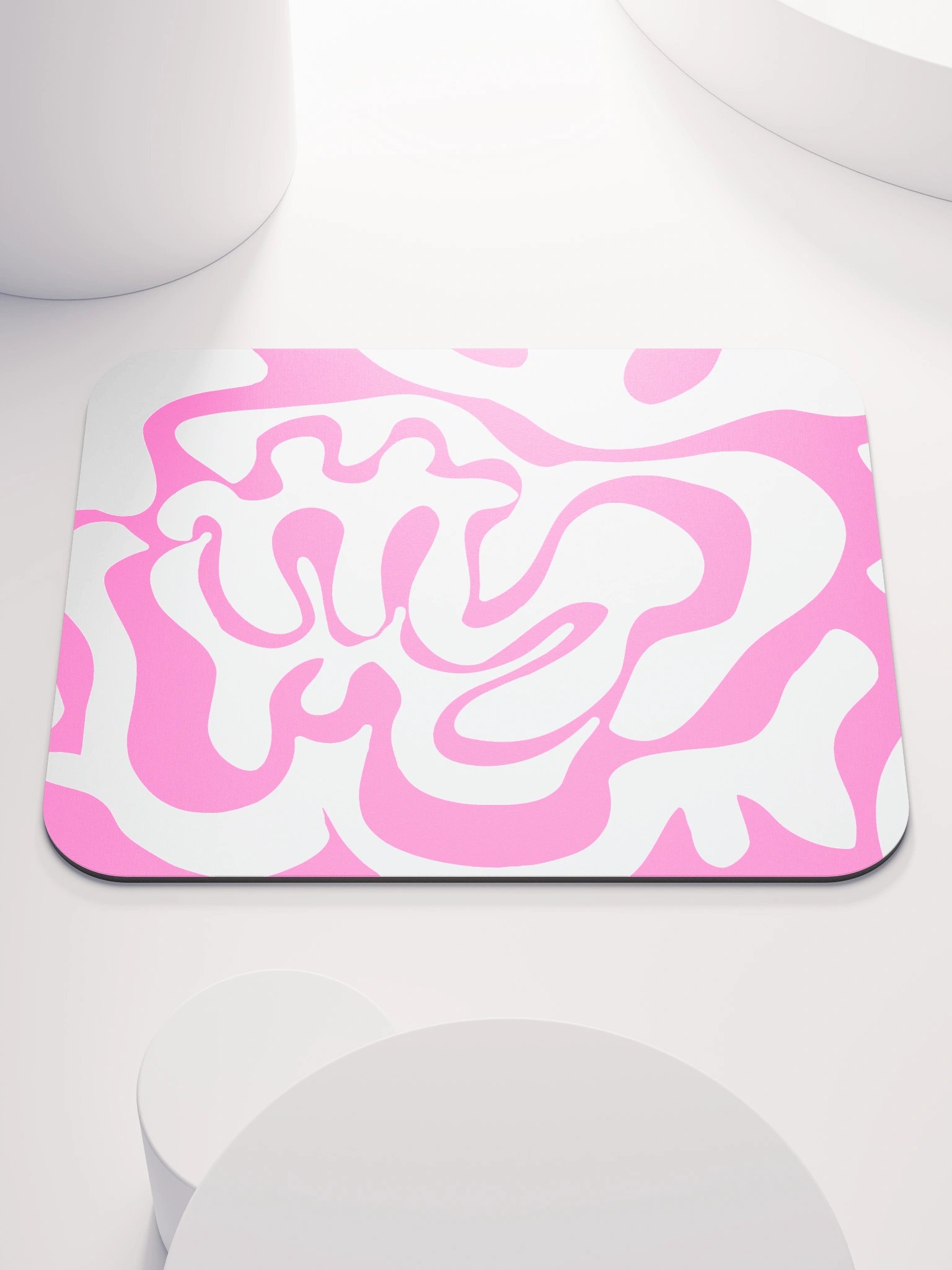 Swirling Pink Dreams Mouse Pad product image (1)