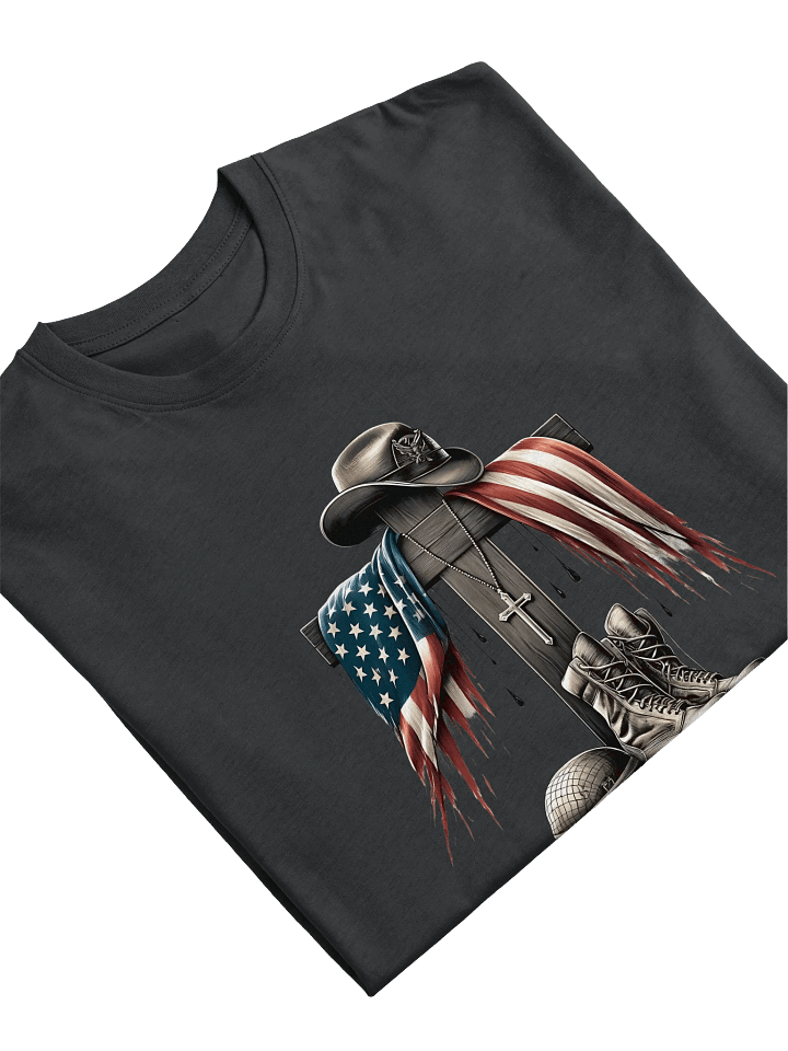 Patriotic Distressed Flag Tee product image (6)