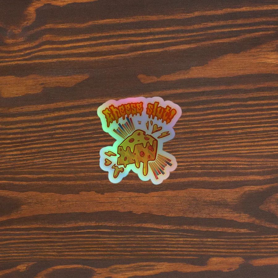 Cheese slut sticker product image (5)